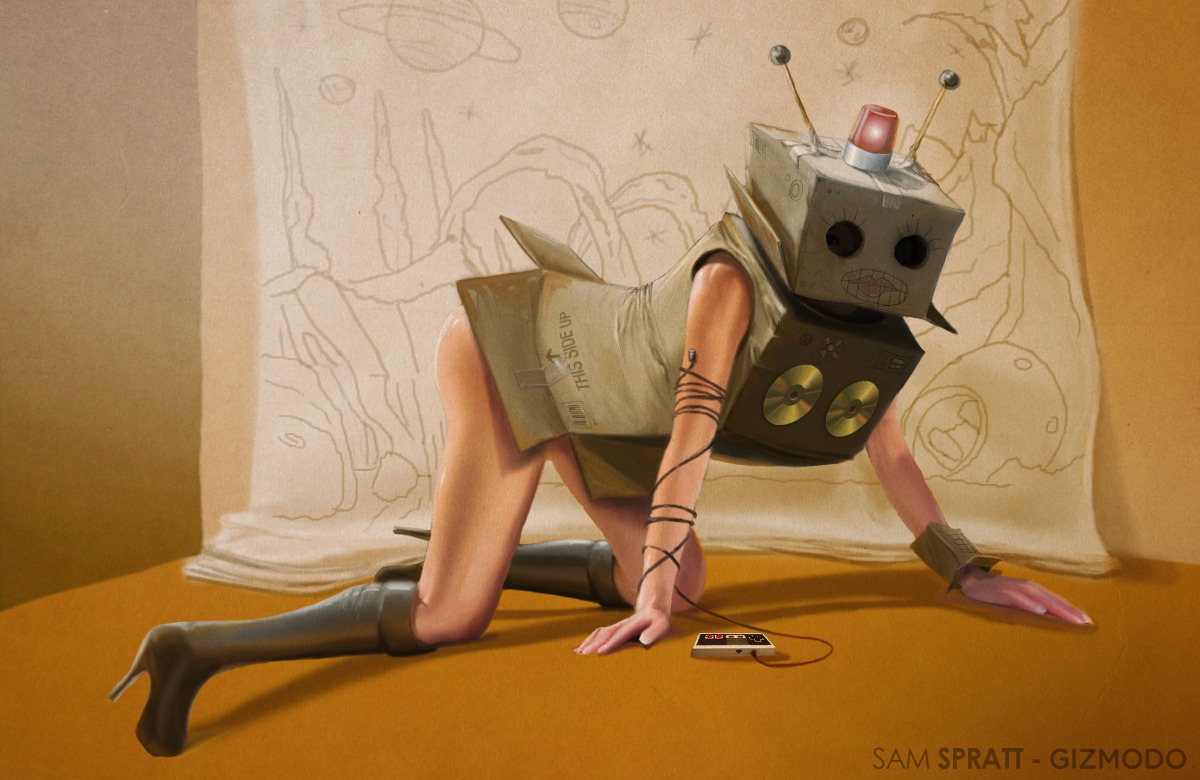 What does a robot do after sex? Nuts and bolts.