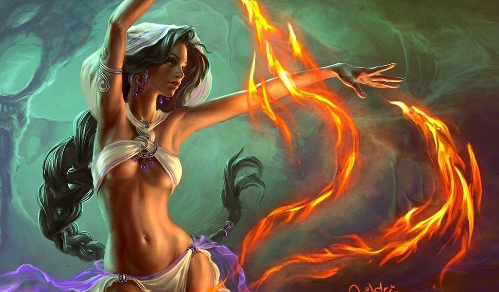 She’s on fire? Good.